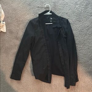 H&M Black Casual Button Down Shirt